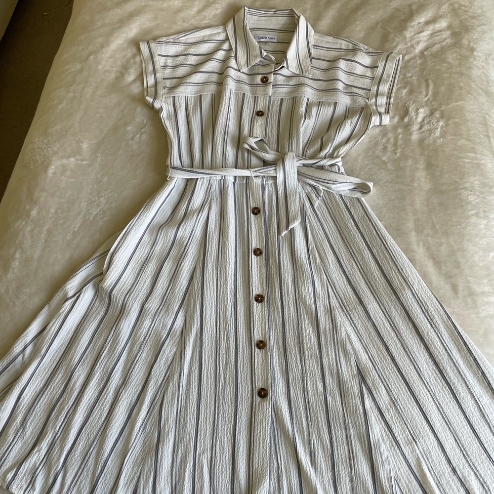 Calvin Klein Midi Shirt Dress